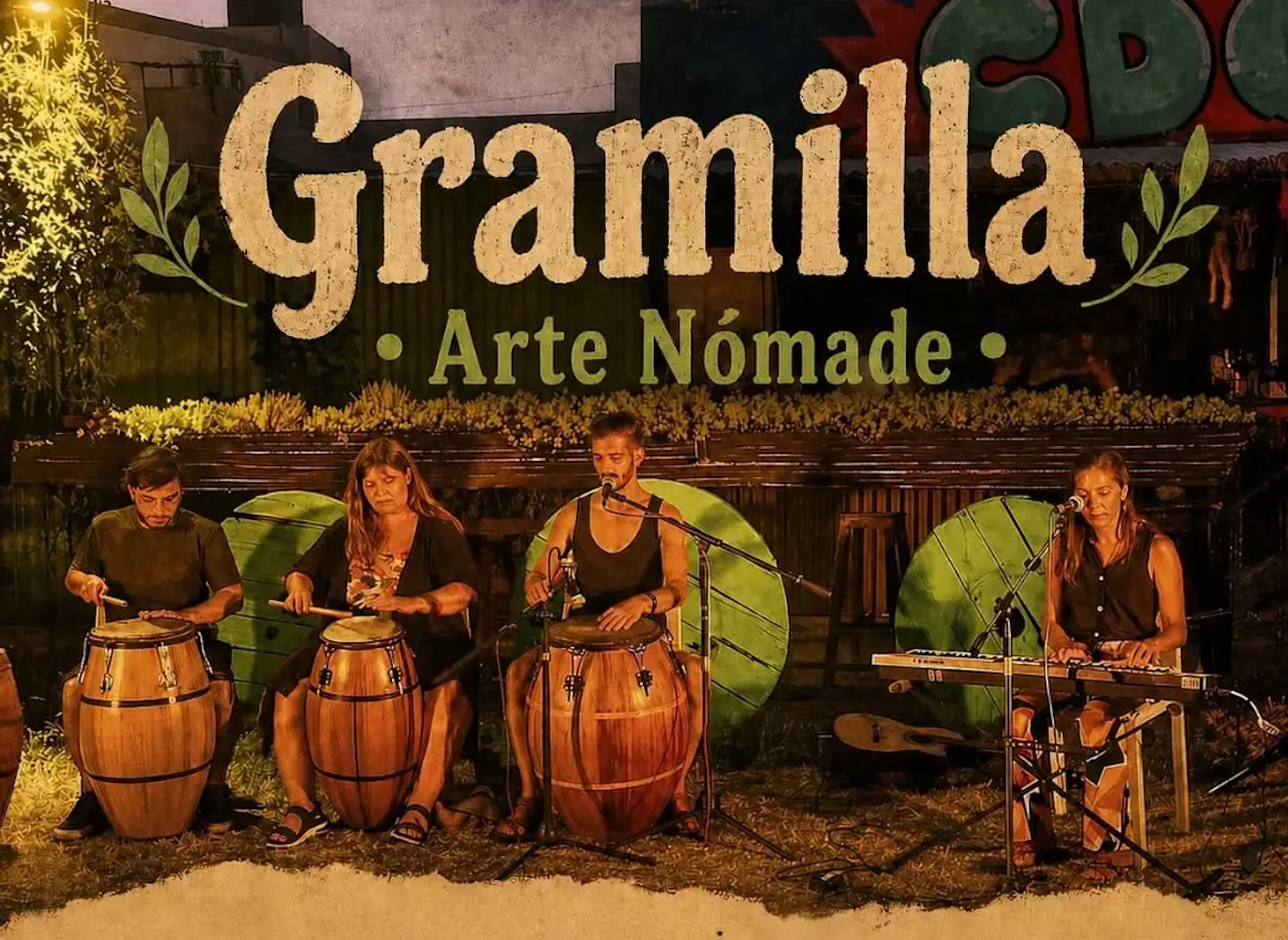 Candombe, percusión y ritmos latinoamericanos: Gramilla llega a La Cigarrera