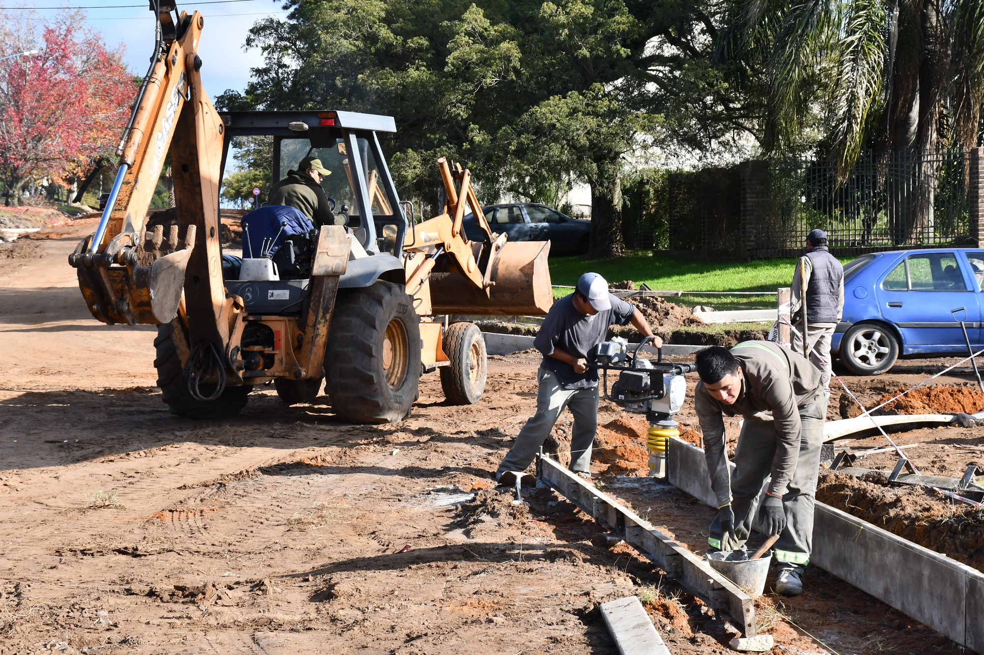 La Municipalidad invierte 600 millones de pesos en obras de cordón cuneta y desagües pluviales