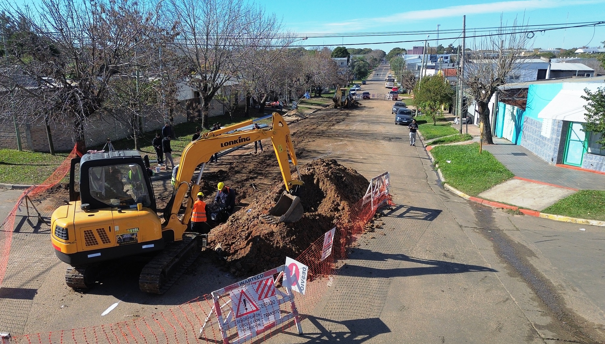 Comenzaron los trabajos de repavimentación de calle Ricardo Rojas