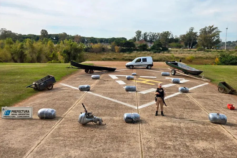 Prefectura desbarató una maniobra de contrabando sobre el río Uruguay