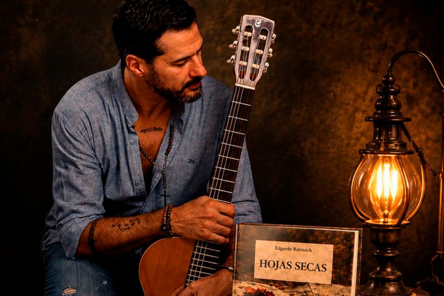 Edgardo Rubinich presenta el concierto literario Hojas Secas en La Librería de Babel