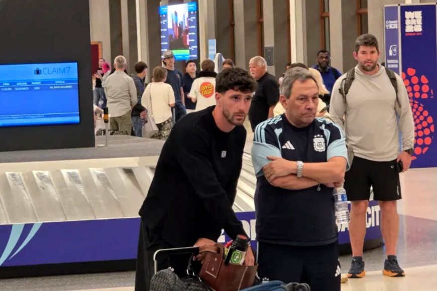 El concordiense Marcos Senesi llegó a Kansas para sumarse a la Selección