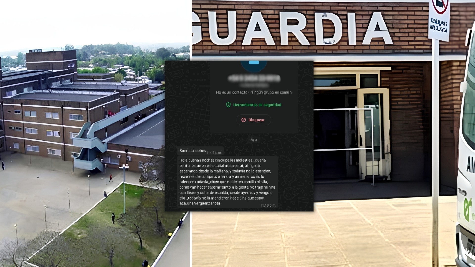 Solicitud de vecino N° 119: demoras en la atención de la Guardia del Hospital Masvernat