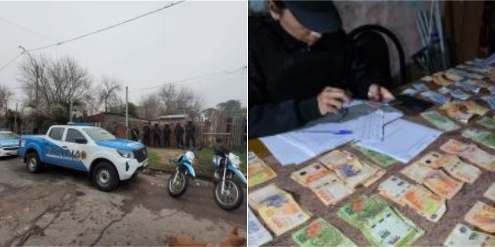 Un allanamiento por un robo derivó en el secuestro de droga y una detención