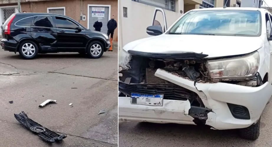 Un hombre debió recibir atención médica tras un choque entre dos vehículos