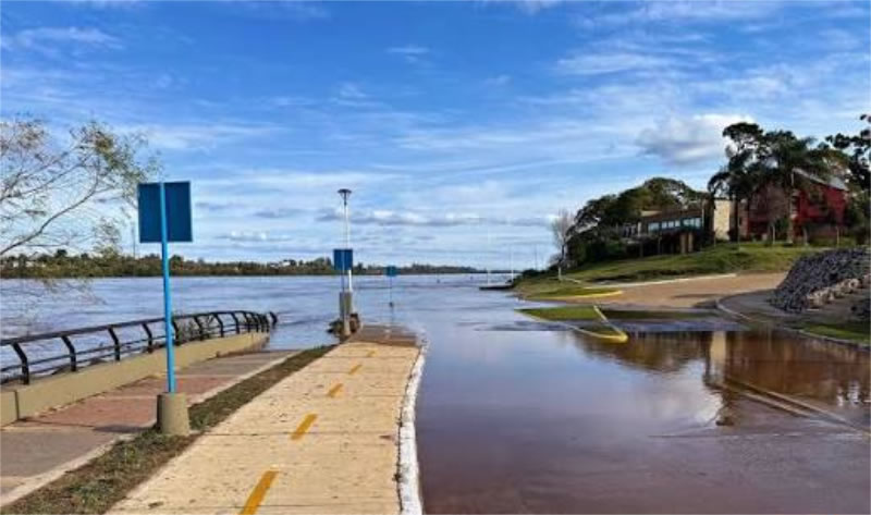 El río Uruguay se mantendrá por debajo de los 11 metros en el puerto de Concordia