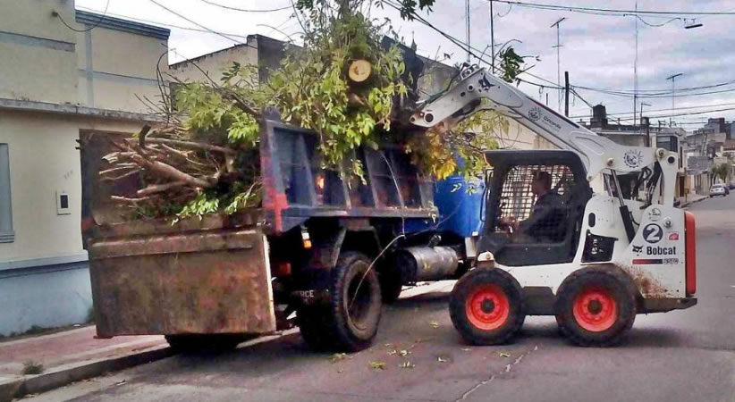 El municipio cambió las categorías en el cobro por retirar podas, escombros y residuos voluminosos