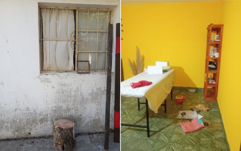 Delincuentes desvalijaron una peluquería tras ingresar por una ventana