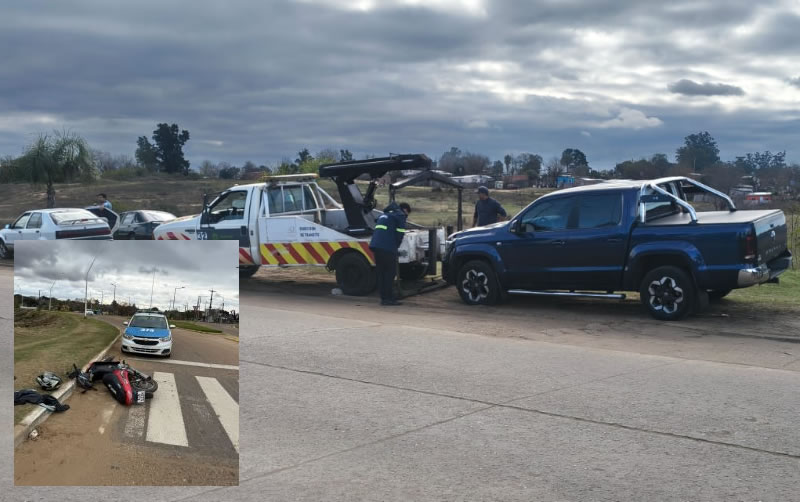 Chocó a un motociclista, huyó y dio 1,98 de alcohol en sangre