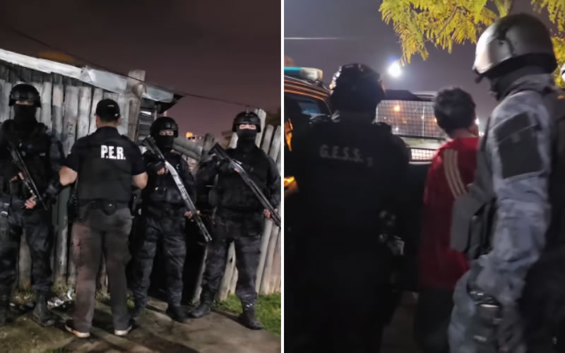Dos detenidos tras una serie de allanamientos por venta de droga
