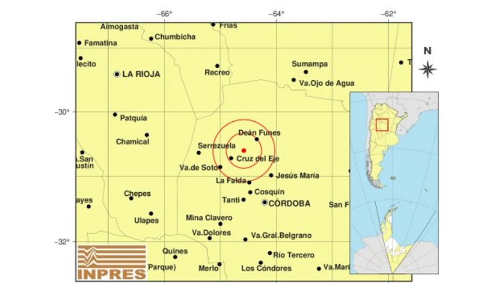 “Fue muy fuerte y largo”: un sismo sacudió al norte de Córdoba y se sintió en varias ciudades