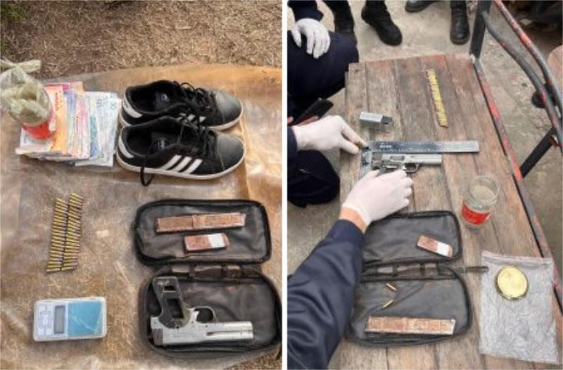 Allanaron una vivienda por el robo a un kiosco y secuestraron droga, un arma y municiones