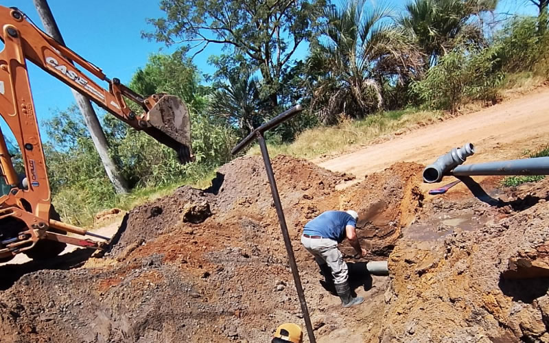 Por rotura del Acueducto Roca se produce un corte del servicio de agua potable