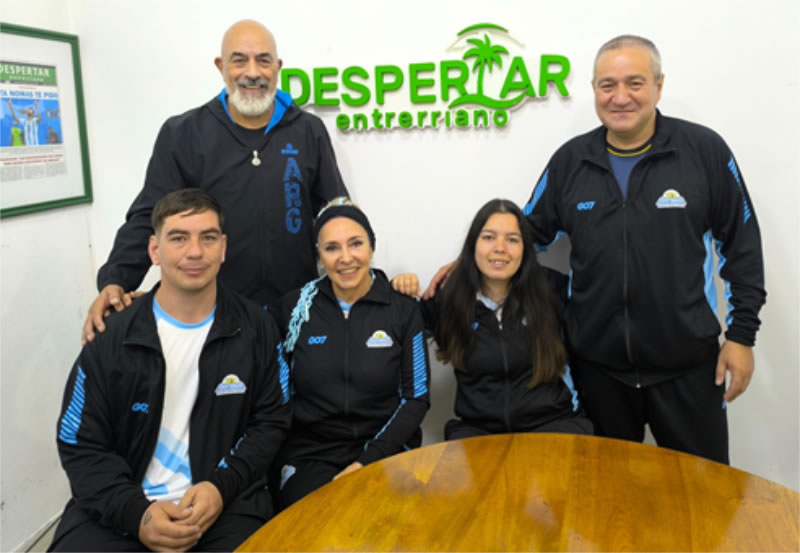 La Selección Argentina de Tchoukball disputa el Panamericano con sello entrerriano