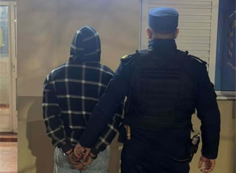 Lo detuvieron tras golpear a su sobrina de un puñetazo