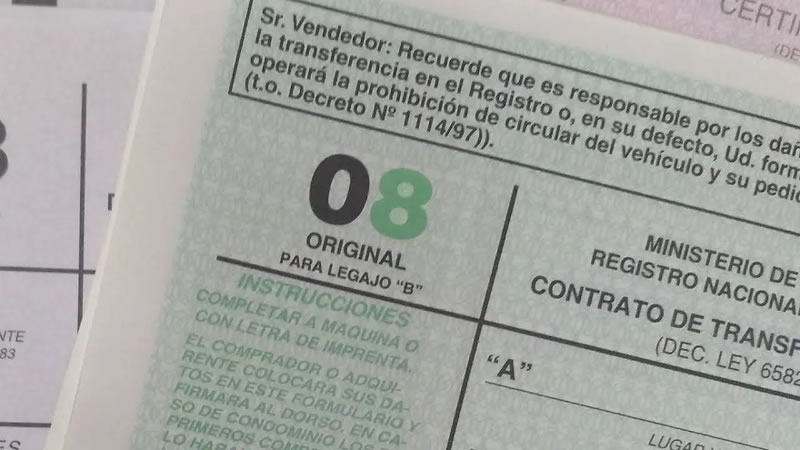 Transferencia de un auto usado: cuánto cuesta el trámite en julio de 2026