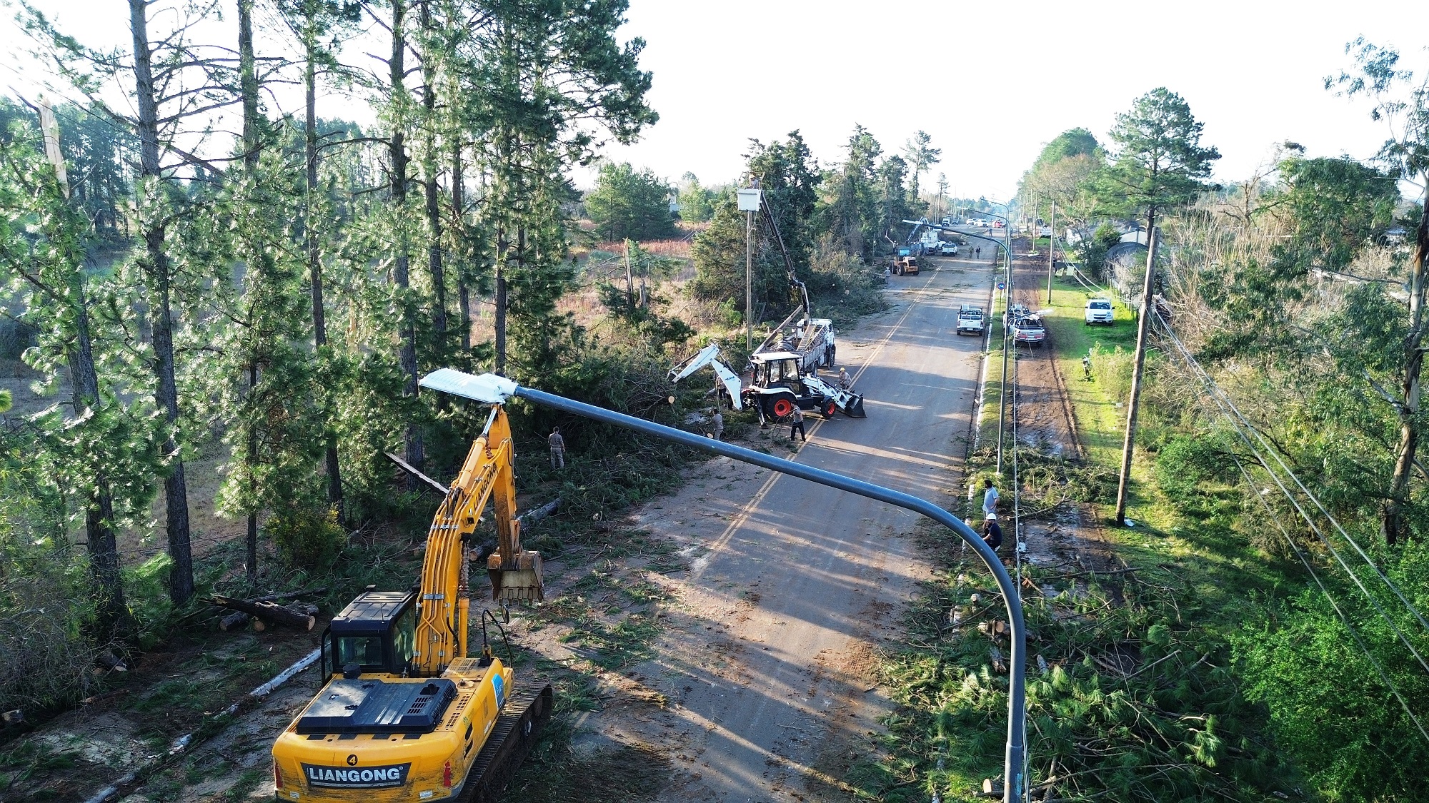 Por fallas en las lineas que vienen de Salto Grande se produjo el corte de energía que afectó a toda la ciudad