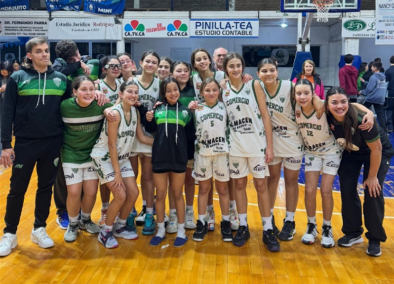 Comercio hizo historia y se consagró campeón provincial de la Liga Provincial Femenina de Infantiles,