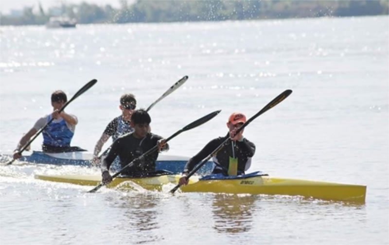Campeonato Entrerriano de Canotaje: el lago Salto Grande reunió a competidores de cuatro provincias y Uruguay