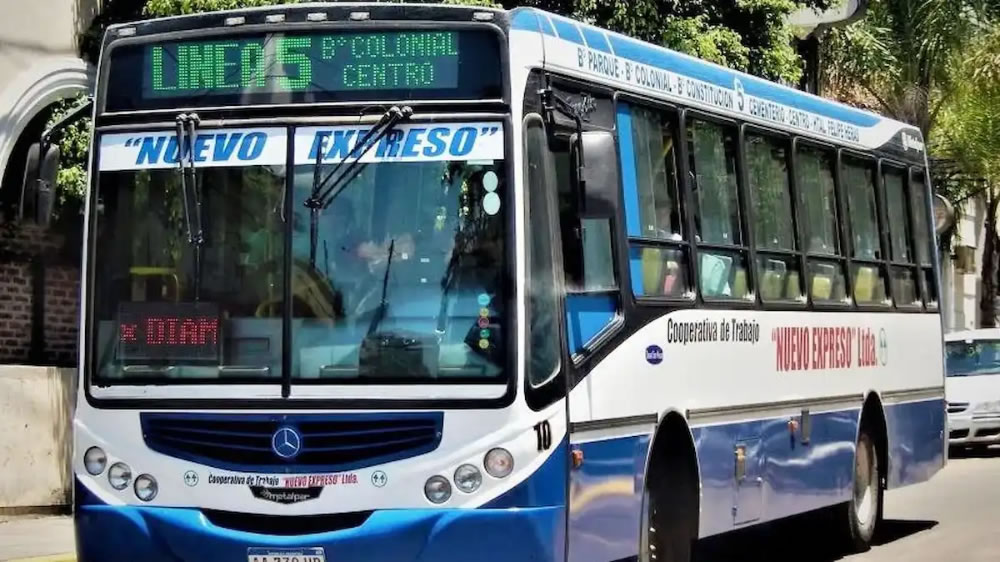 Nuevo Expreso redujo el recorrido de la Línea 5 por la crisis del transporte urbano