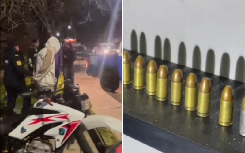 Allanaron dos viviendas por una denuncia de amenazas y secuestraron droga, dinero y cartuchos