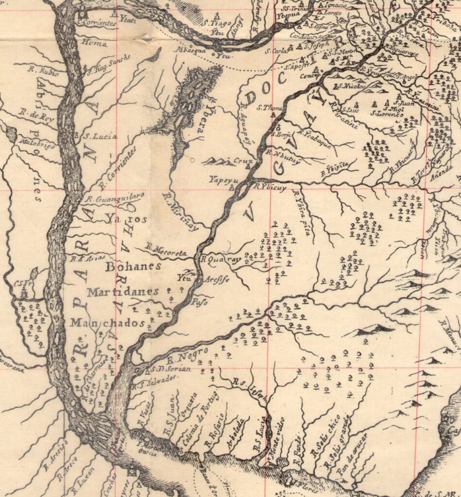 Mapa de la época