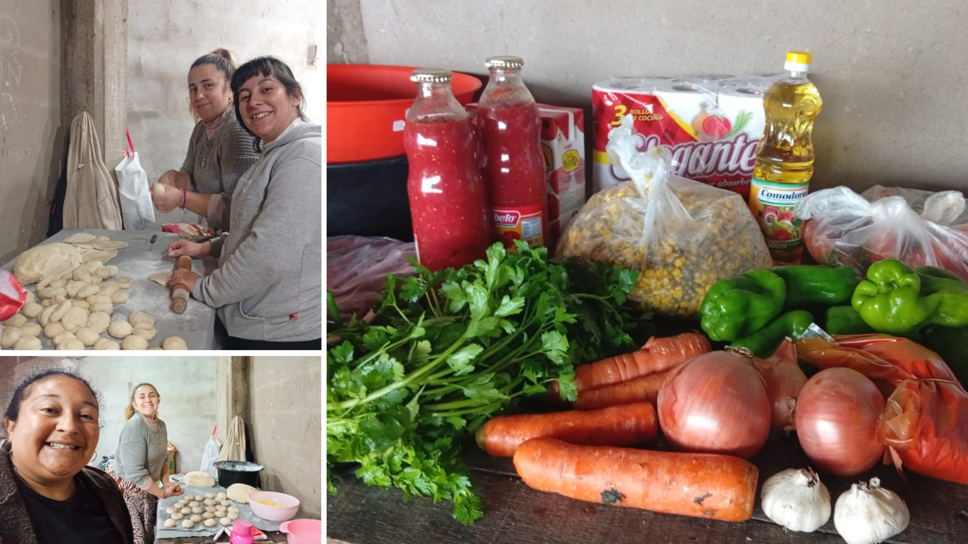 Seis mamás transformaron la solidaridad en acción: tras el temporal, cocinan para las familias de Villa Zorraquín