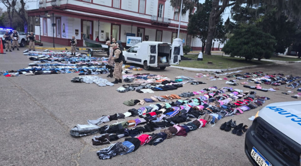 Prefectura secuestró mercadería por más de $57 millones durante un operativo en el río Uruguay