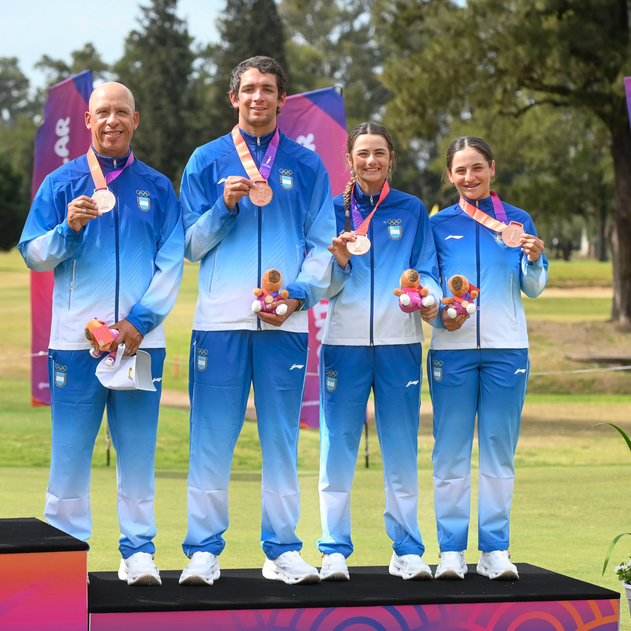 La concordiense Mía Yaya logró la medalla de bronce en la prueba mixta por equipos en los Juegos Suramericanos