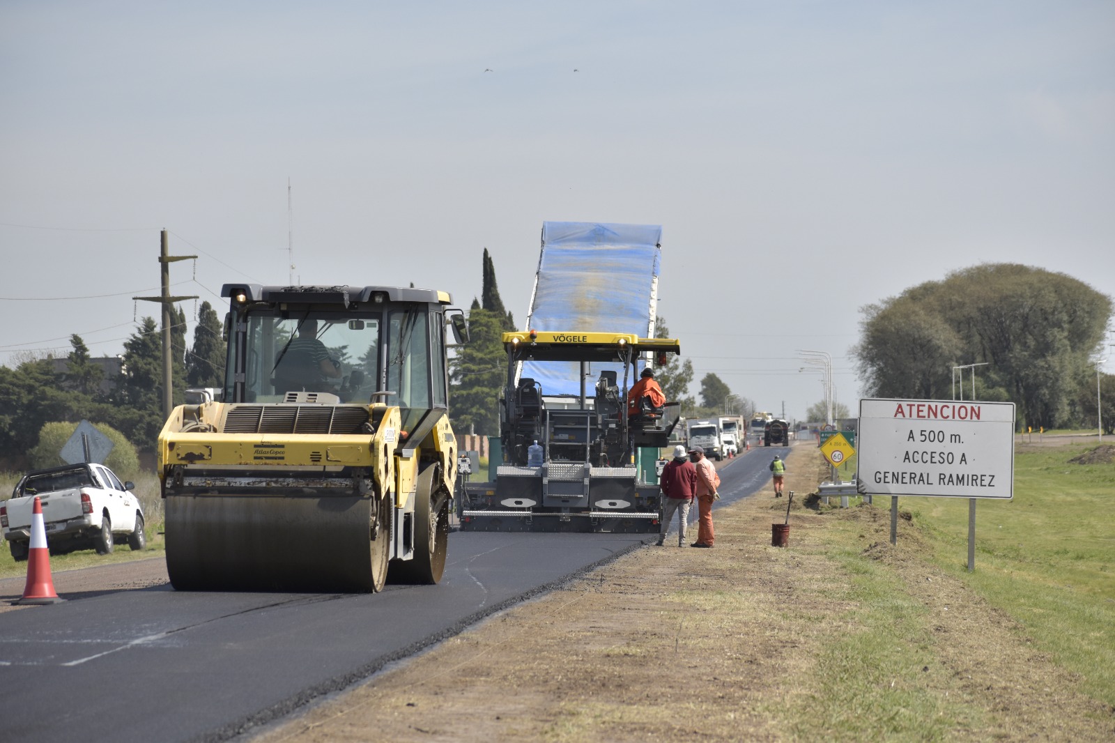 Vialidad Nacional avanza con la recuperación de 150 kilómetros de la Ruta 12 en Entre Ríos: dónde se realizan los trabajos